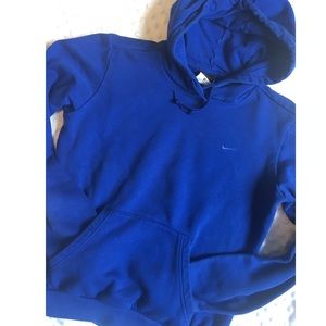 Blue Nike hoodie